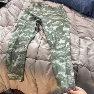 Reebok Green Camo Leggings